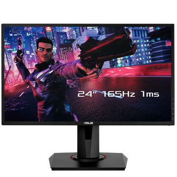 华硕 24英寸显示屏 电脑显示器 电竞显示器 游戏显示器FPS 144Hz刷新率 超频165Hz 0.5ms响应  VG248QG