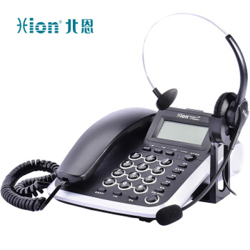北恩（HION）V200H 耳机电话机套装适用话务员客服呼叫X固定电话座机（不带录音）