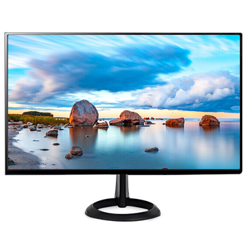 优派显示器 23.8英寸 1080P全高清 VA面板广视角 DVI+VGA接口 滤蓝光不闪屏 电脑主机显示屏 三年质保 VA2411