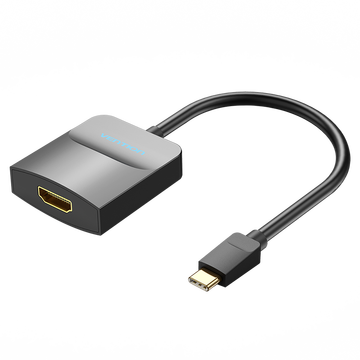 威迅（VENTION）Type-C转HDMI转换器 华为手机苹果MacBook连接电视电脑显示器4k高清投屏线 USB-C扩展坞TDCBB