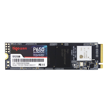 金泰克（Tigo）512GB SSD固态硬盘 M.2接口(NVMe协议) P650系列 四通道PCIe