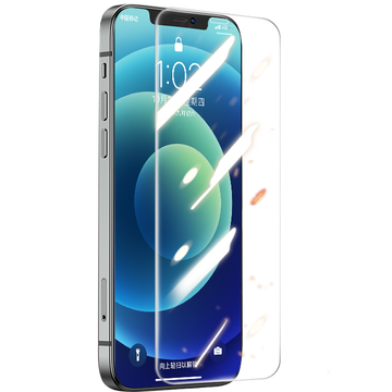 唯沃丰 WEOFUN 苹果12钢化膜iphone12/12 Pro手机钢化膜 高清 电镀膜V4防爆防指纹 玻璃贴膜前膜