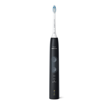 飞利浦(PHILIPS) 电动牙刷 健康护龈型 小酷刷(自带牙刷盒) 3种模式 力度感应 黑色 HX6850/60