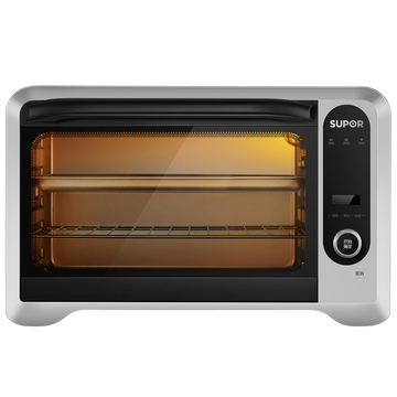 苏泊尔（SUPOR）35L家用多功能电烤箱 大容量旋钮作 烤箱家用上下独立控温 烘焙易作 K35FC607