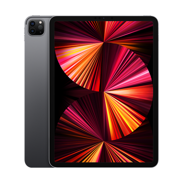 Apple iPad Pro 11英寸平板电脑 2021年新款(256G WLAN版/M1芯片Liquid视网膜屏/MHQU3CH/A) 深空灰色