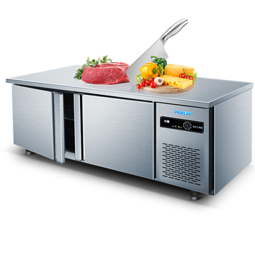 威尔宝WIBUR 冷藏工作台冰柜保鲜作台冰柜卧式厨房商用冰箱款1.5米 W-G-QLC8（1.5*0.8*0.8全冷藏）