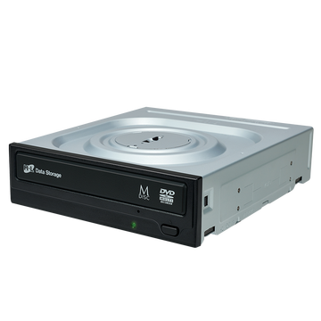 日立·LG光存储 (H·L Data Storage) 24倍速SATA接口内置刻录机/台式电脑DVD光驱/DVD刻录机/黑色/GH24NSD6