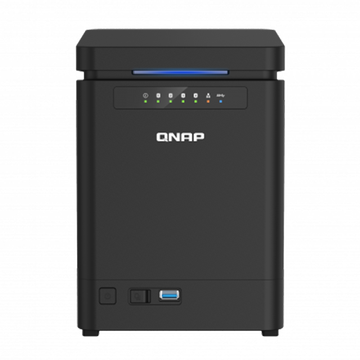 威联通（QNAP）TS-453Dmini 8G内存四盘位nas网络存储英特尔四核处理器2.5GbE网络端口（TS-453Bmini升级版）
