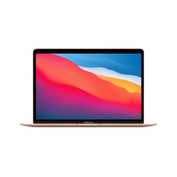 Apple MacBook Air 13.3 新款8核M1芯片(8核图形处理器) 8G 512G SSD 金色 笔记本电脑 MGNE3CH/A