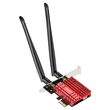 翼联(EDUP) AX200T GS 英特尔WIFI6无线网卡 PCI-E台式机全新升级电竞千兆网卡5G双频3000M蓝牙5.1