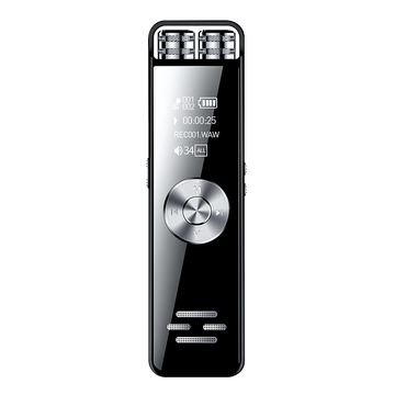 新科（Shinco）V-37 8G双喇叭录音笔普及微型高清降噪语音转文字翻译学习/会议采访 MP3播放器录音笔