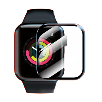 朗客【2片装】apple watch 4/5/6/SE苹果手表膜iwatch6水凝膜曲面全胶全屏覆盖保护贴膜非钢化软膜【44mm】