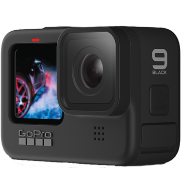 GoPro HERO9 Black 运动相机 5K骑行Vlog摄像机 户外摩托车拍摄照相机 官方标配