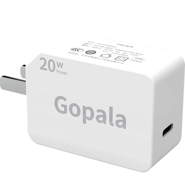Gopala 苹果12充电器20W充电头iphone12快充线套装PD+USB双口安全输出 单口PD快充20W套餐-充电器+2米快充线