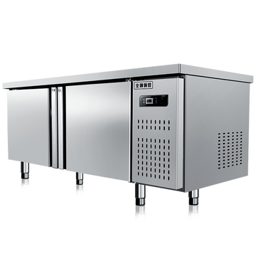 喜莱盛（XENESEN）保鲜工作台冷藏商用冷柜冰箱保鲜平冷作台卧式冷冻双温冰箱奶茶店作台水吧台 2.0*0.6/0.8*0.8米 双温（冷藏+冷冻）