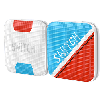 绿联 Switch任天堂lite游戏卡收纳盒 NS卡TF内存卡盒随身携带 12NS卡+12TF卡 红蓝经典款