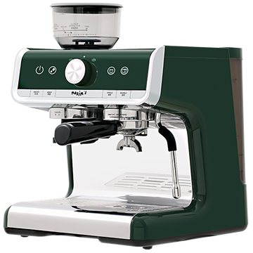 MAXIM’S DE PARIS马克西姆马赛家用咖啡机全半自动打奶泡研磨一体小型半商用意式咖啡机 绿色