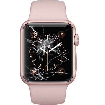极客修 【非原厂物料】苹果手表iwatch维修更换外屏触摸显示屏幕总成applewatch1 23 外屏坏 S5 44MM