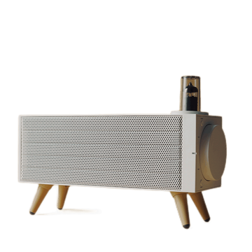 Nakamichi中道OLA桌面HIFI蓝牙音箱小型复古发烧级音响3D环绕家用低音炮电子管胆机功放 白色