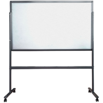 得力（deli）玻璃白板 支架式钢化玻璃白板 强磁性挂式白板写字板 可移动 【破损包赔】 8737 90*150cmH型架白板