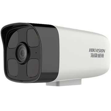 海康威视（HIKVISION）网络监控摄像头红外夜视高清搭配监控套装室外防水摄像机带POE DS-IPC-B12HV2-IA (200万拾音) 4MM