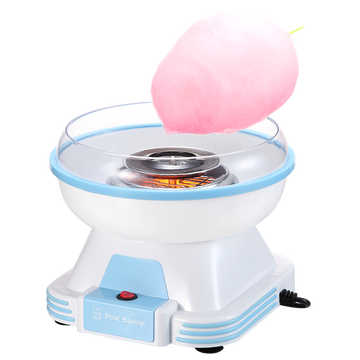 班尼兔（Pink Bunny）棉花糖机彩糖儿童家用全自动迷你电动棉花糖机器插电用 2802白色