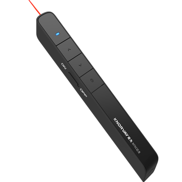 诺为 智能充电PPT翻页笔100米远控 360°控制演示器激光笔投影笔 多功能电子笔 N75C 红光 黑色