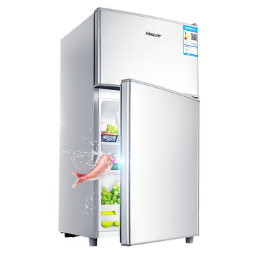 志高（CHIGO）【送货上门】 双门冰箱小型电冰箱 迷你宿舍冷冻冷藏冷冻节能 【BCD-35P118-银色35L】