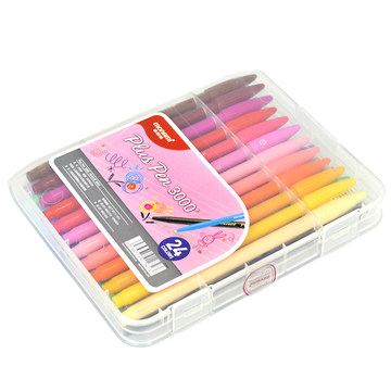 韩国慕那美（monami）04008Z25 纤维笔水性笔彩色中性笔 24色套装