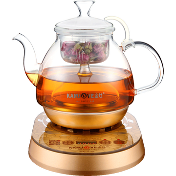金灶（KAMJOVE） 全自动煮茶器 黑茶煮茶壶养生壶 保温玻璃蒸汽喷淋式烧茶壶电茶壶电水壶热水壶 A-55金色