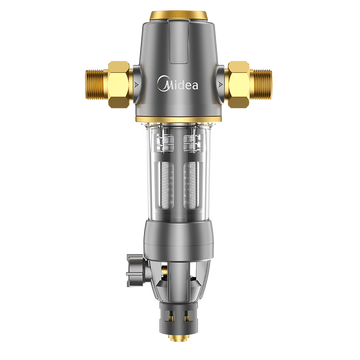 美的（Midea） 前置过滤器40微米反冲洗压力表监控 QZBW20S-12 全屋净化净水器