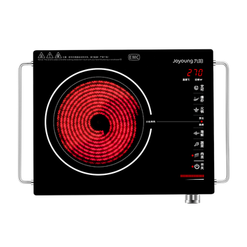 九阳（Joyoung）电陶炉H22-H3煮茶炉家用智能爆炒电磁炉  黑色