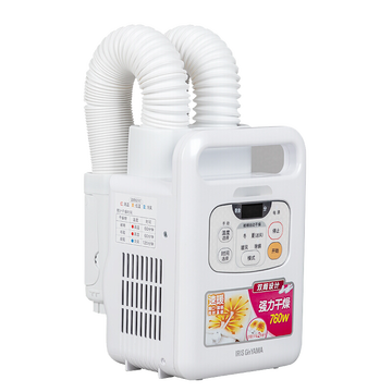 IRIS日本爱丽思干衣机被褥除湿烘干机干燥机烘被暖被机家用静音 FK-W1白色(双风道)