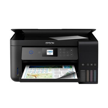爱普生（EPSON）彩色无线办公家用墨仓式连供喷墨多功能一体机（打印复印扫描wifi） L4168(自动双面打印） 爱普生打印机标配含一套墨水