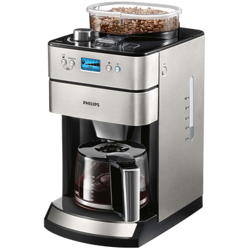 飞利浦（PHILIPS）咖啡机 家用全自动现磨一体带咖啡豆研磨功能 豆粉两用 HD7751/00