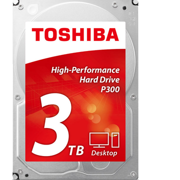 东芝（TOSHIBA）P300 1T/2T/3T 7200转64M SATA3 PMR台式机械硬盘 P300 系列 2TB
