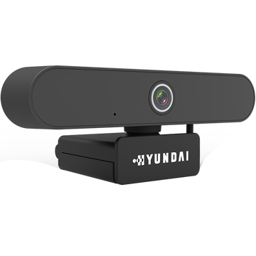 现代（HYUNDAI）1080P电脑摄像头高清台式笔记本外接视频带麦克风网络直播美颜会议考试教学家用 HYS-001定焦广角（1080P）