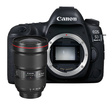 佳能（Canon） 5d4 5D Mark IV 全画幅单反相机单机/套机 4K视频单反相机 EF 16-35 f/2.8L III UX套装