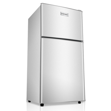 申花（SHENHUA）双门小冰箱小型家用宿舍节能迷你冷藏冷冻电冰箱 35升