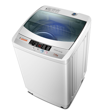 奥克斯（AUX） 全自动波轮洗衣机 家用小型迷你宿舍租房 带甩干 多种程序洗涤 仿手洗波轮 4.5kgHB45Q75A2039【7.5适用款】