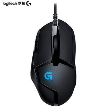 罗技（G）G402高速追踪电竞游戏鼠标 USB有线鼠标 宏编程CF吃鸡LOL赛博朋克APEX电竞鼠标 黑色