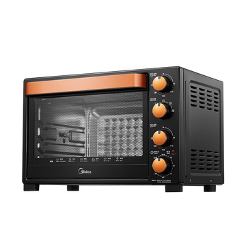 美的（Midea）T3-L326B 家用多功能电烤箱 35升 上下管独立控温 黑色