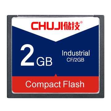 CHUJI cf卡2g 工业用加工X数控cf机床高速存储卡三菱CNC法兰克工控软路由广告机CF卡套 2G CF卡+PCMCAI卡套+CF读卡器