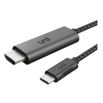 uni Type-C转HDMI转接线4K60Hz苹果MacBook雷电3转接线USB-C投影仪同屏线 1.8米-4K@60Hz