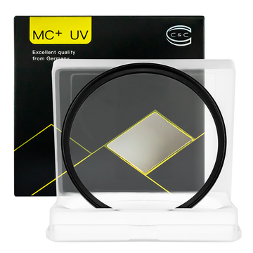 C&C MC UV镜77mm单反相机镜头保护滤镜 双面多层镀膜 适用佳能24-105 70-200 6D2 R6尼康D750 D610索尼 富士