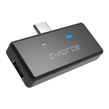 CFORCE 音频蓝牙适配器支持switch/NS/音箱无线蓝牙耳机配件CF020S CF020S+USB转接线 黑色