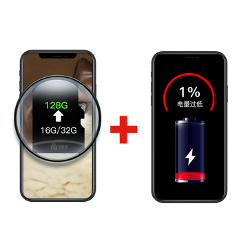 极客修 【非原厂物料】 iPhone 6/6p/6s/6sp换大容量电池苹果内存升级扩容128g苹果 换大容量电池+扩容128G			 iphone7
