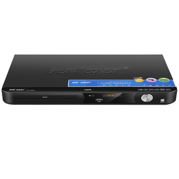 先科（SAST）SA-006 DVD播放机影碟机HDMI高清巧虎播放机 （支持5.1声道 HDMI接口 光纤接口 VGA接口 话筒接口）