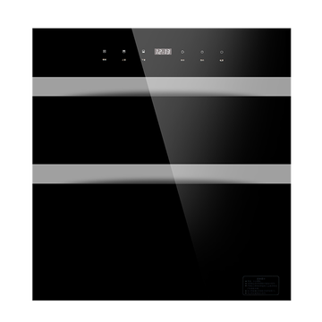 康宝（Canbo）柜嵌入式 家用 碗柜 三层大容量 高温二星级柜 XDZ110-ESV1【三层全二星级】