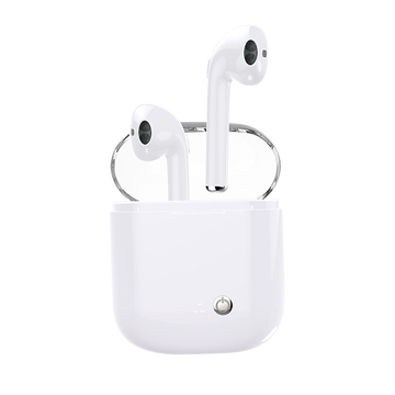 EANE 无线蓝牙耳机带充电仓运动入耳式听歌通话运动车载适用于苹果华为小米通用1 i12 白色双耳（带充电仓）【触摸版】